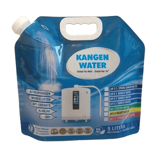 Пакет для питьевой Канген воды 5,0 литров пакет для питьевой канген воды купить цена_+7 (926) 565-3661_www.voda4life.com